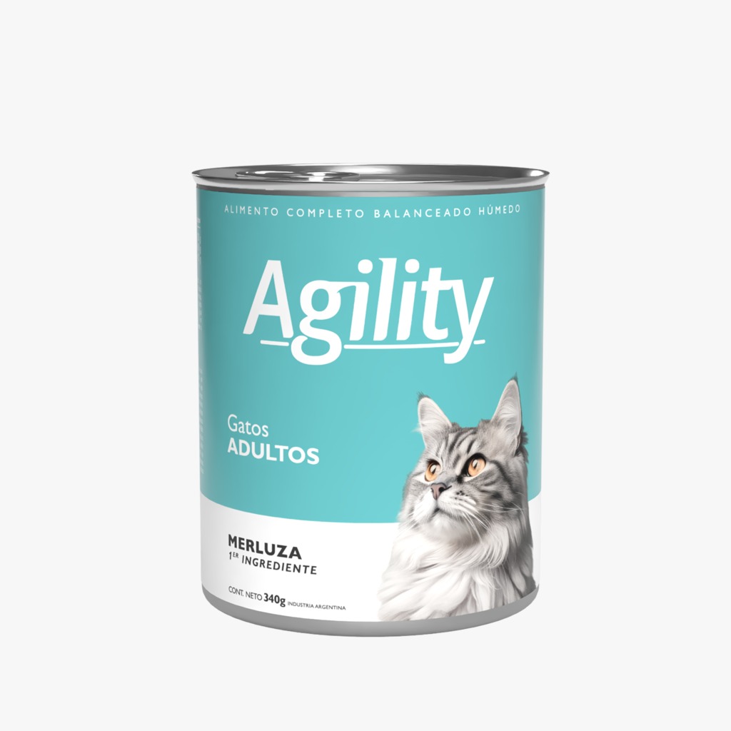 AGILITY LATA GATO MELUZA X 340 GR