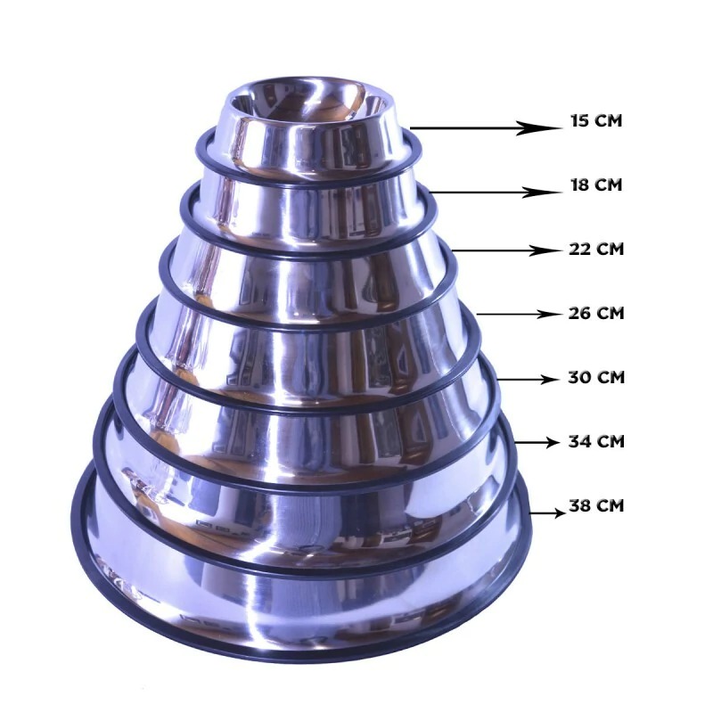 COMEDERO ACERO INOX 25.7 CM VONNE