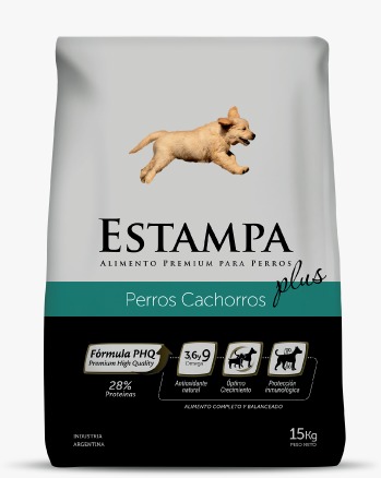 ESTAMPA PLUS CACHORRO X 15 KG