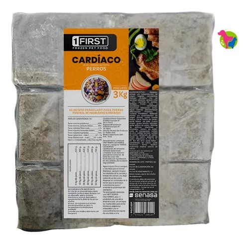 FIRST CONGELADO PERRO CARDIACO X 3 KG