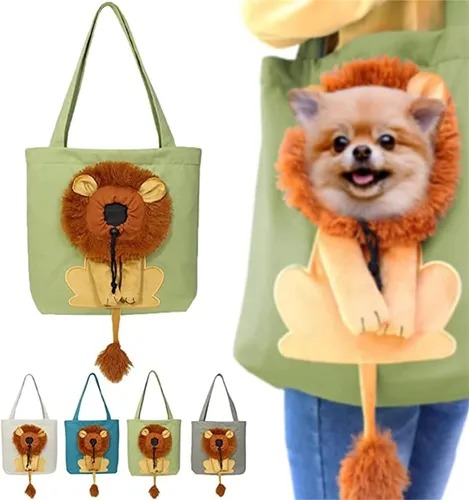 MOCHILA LEON PARA MASCOTA