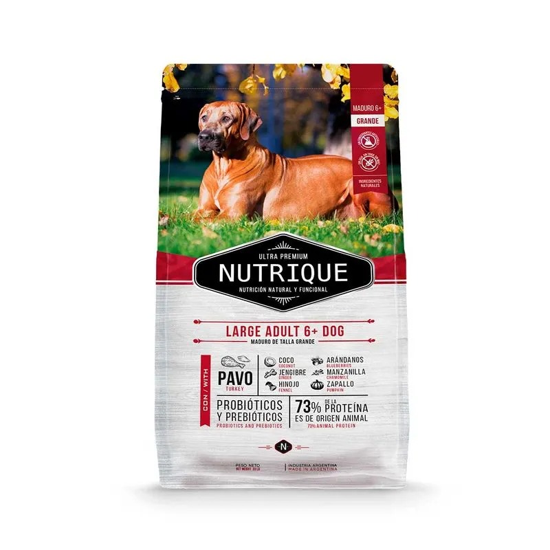 NUTRIQUE PERRO LARGE ADULTO +6 X 3 KG
