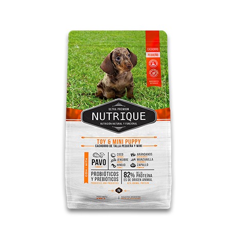 NUTRIQUE PERRO TOY Y MINI PUPPY X 3 KG