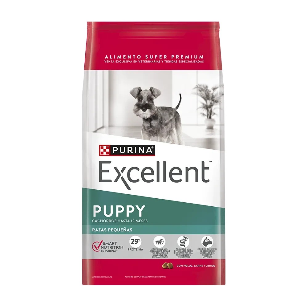 PURINA EXCELLENT PERRO PUPPY SMALL X 3 KG.