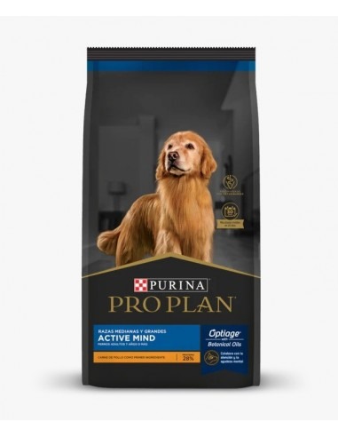 PURINA PRO PLAN ACTIVE MIND MED/ GDES X 3 KG.