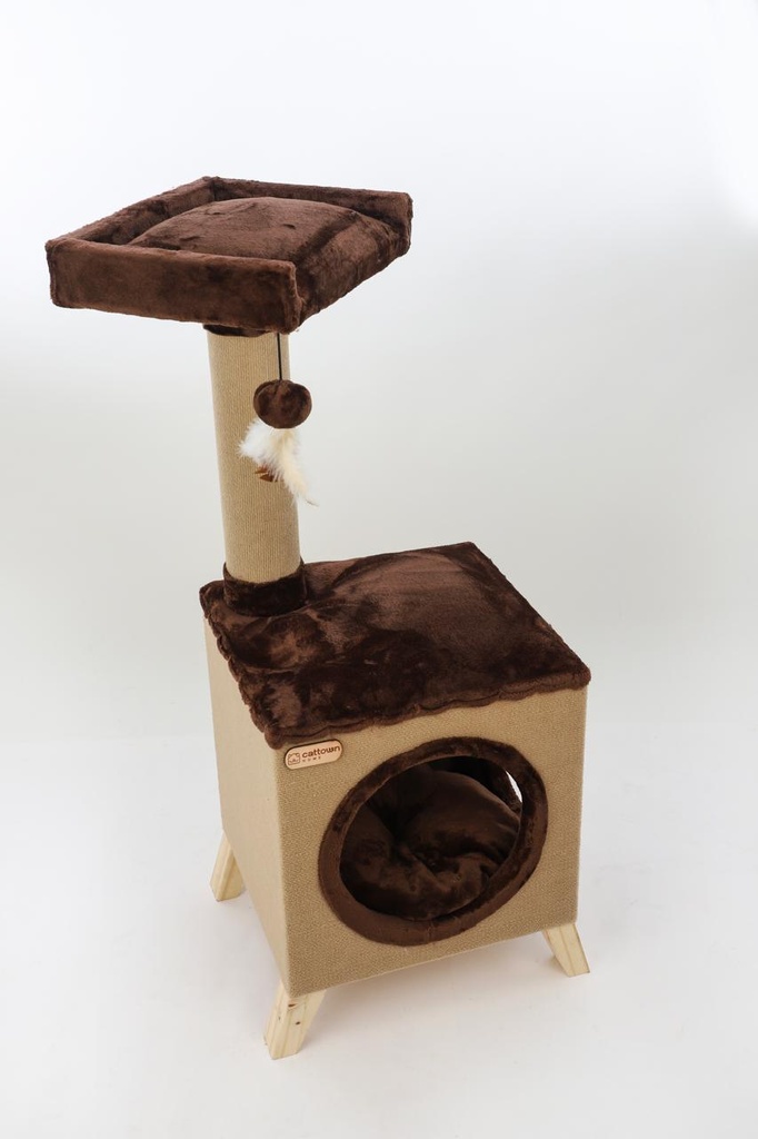 RASCADOR/CAJA GRANDE CON TORRE Y DESCANSO (40X37X100ALTO)