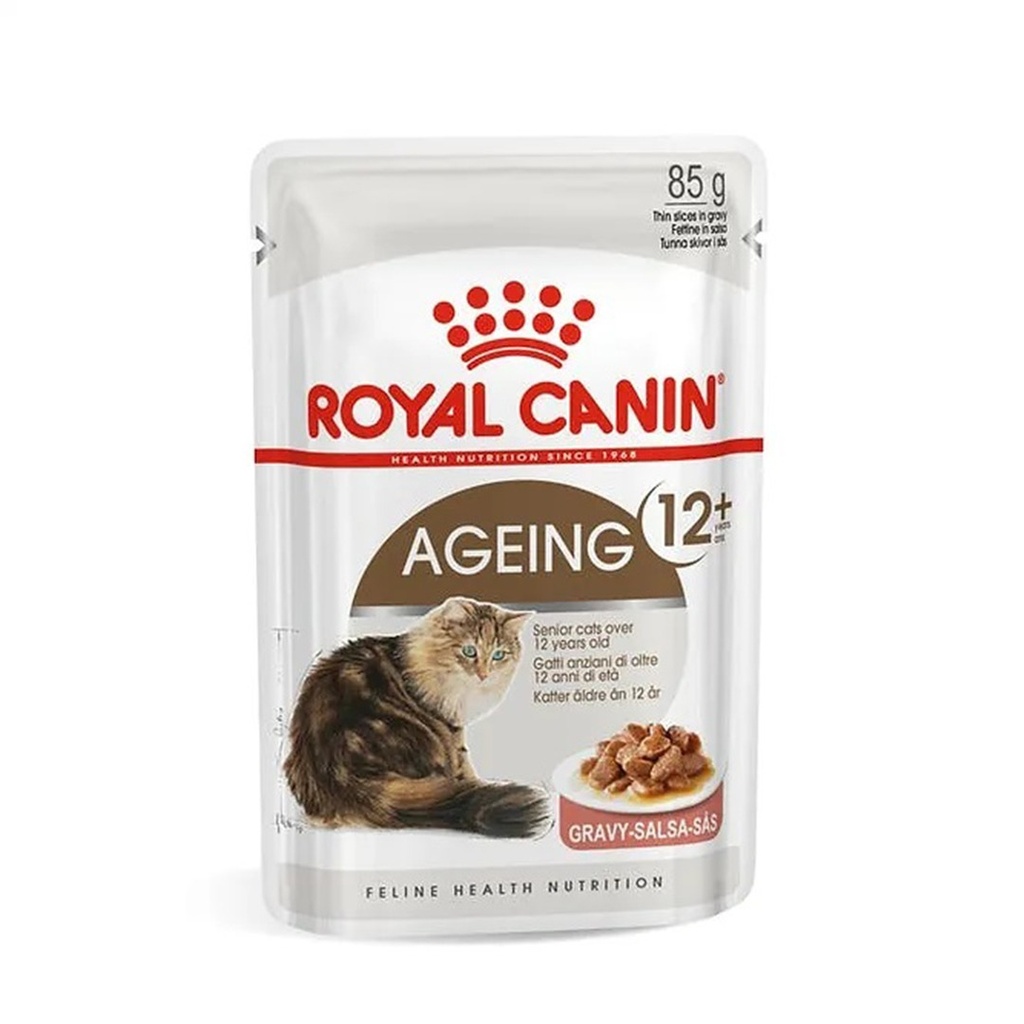 ROYAL CANIN GATO AGEING +12 POUCH X 85 GR