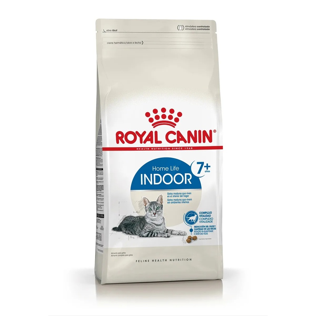 ROYAL CANIN GATO INDOOR +7 X 7,5 KG.