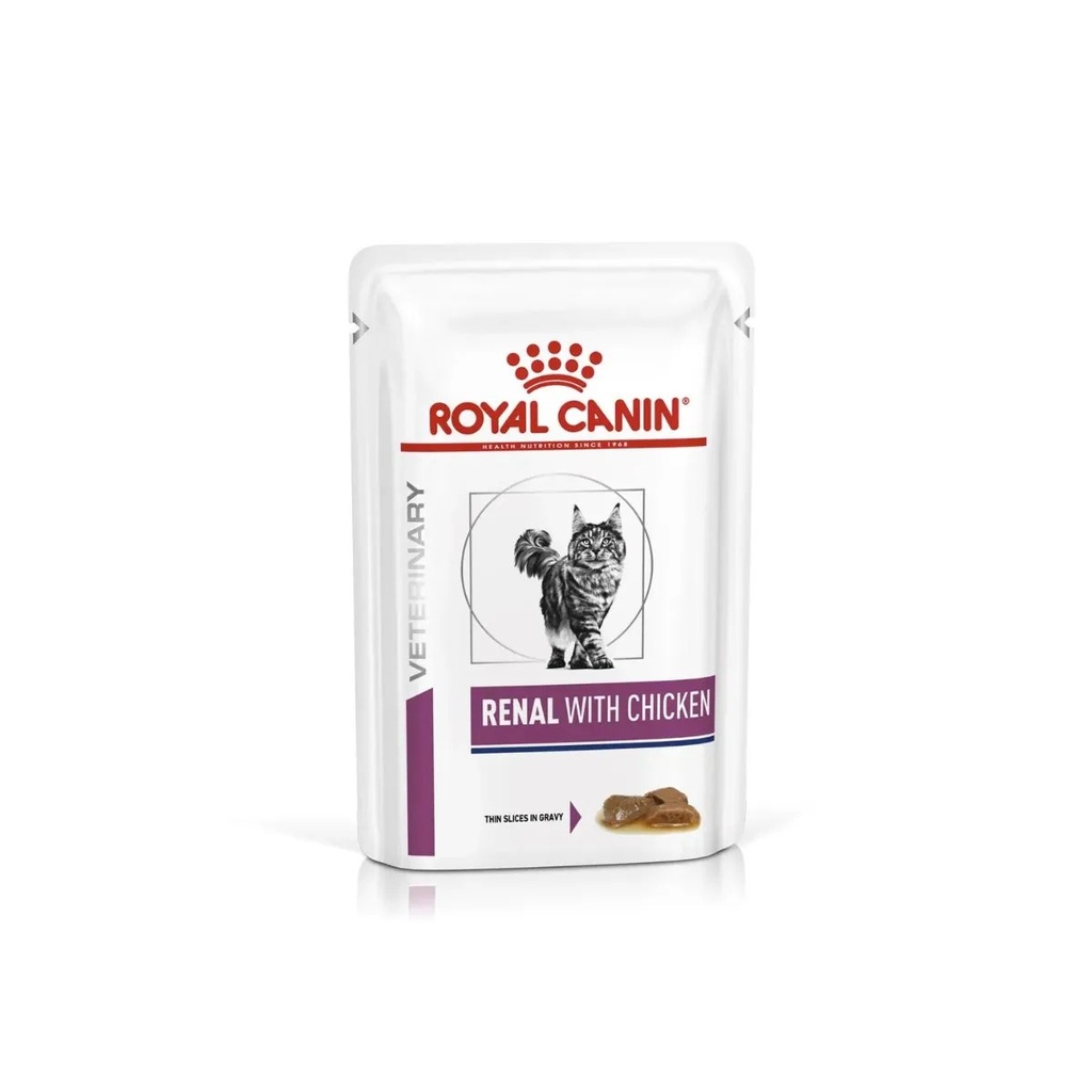 ROYAL CANIN GATO RENAL POUCH X 85G.