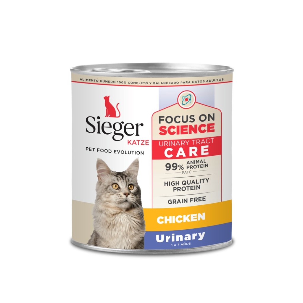 SIEGER GATO ADULT URINARY WET LATA X 340 GR