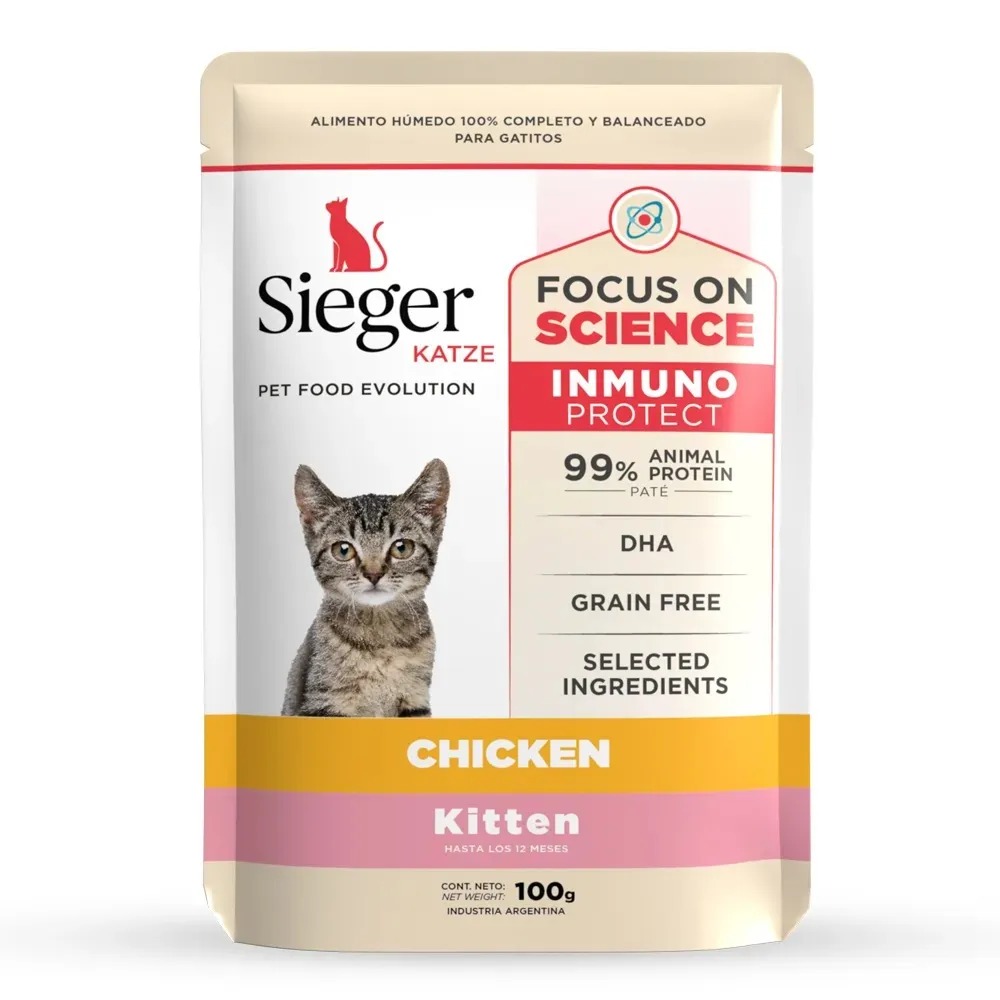 SIEGER POUCH GATO KITTEN X 100 GR