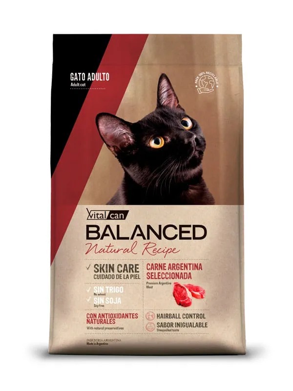 VITAL CAN BALANCED GATO CARNE ARGENTINA X 7.5 KG