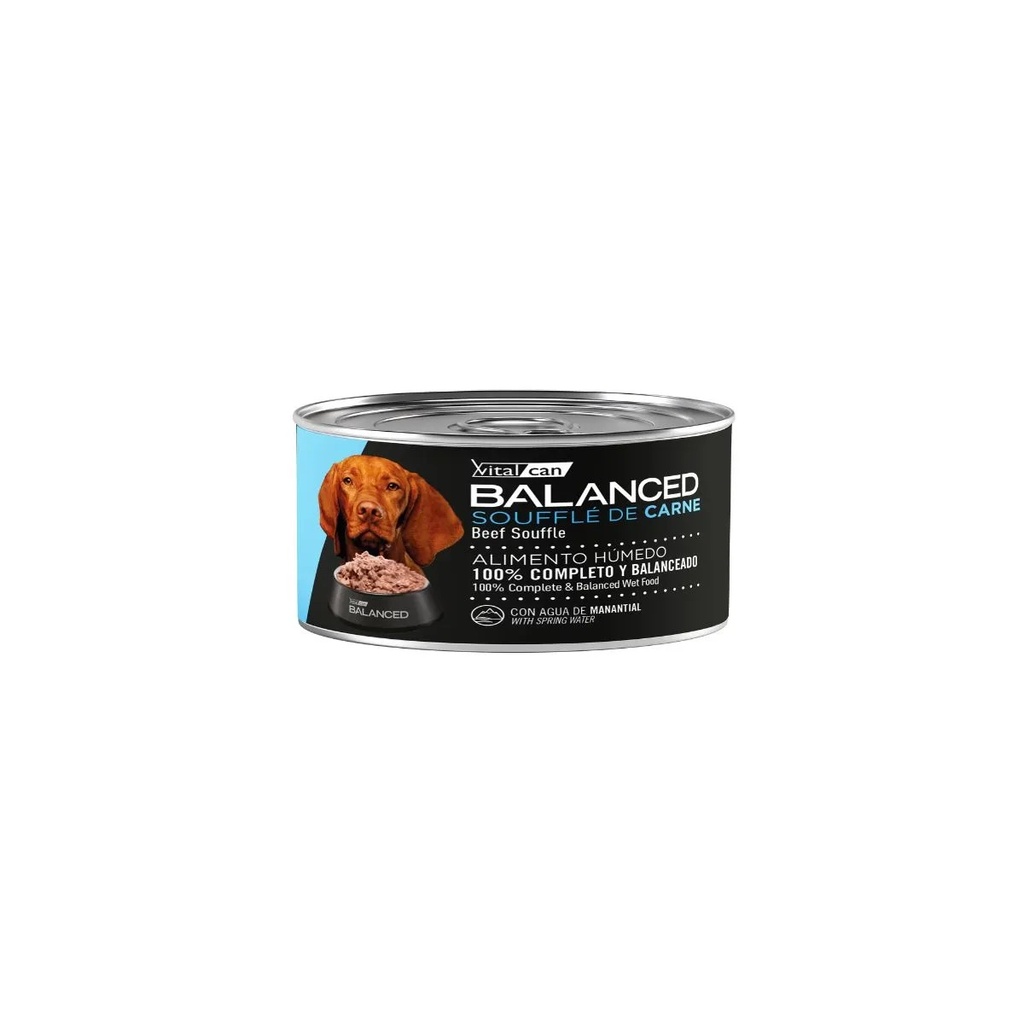VITAL CAN BALANCED LATA PERRO CARNE X 85 GR