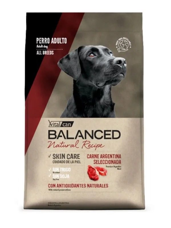 VITAL CAN BALANCED PERRO CARNE ARGENTINA X 15 KG