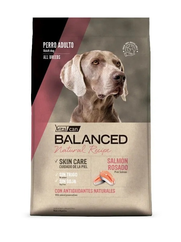 VITAL CAN BALANCED PERRO SALMON ROSADO X 15 KG