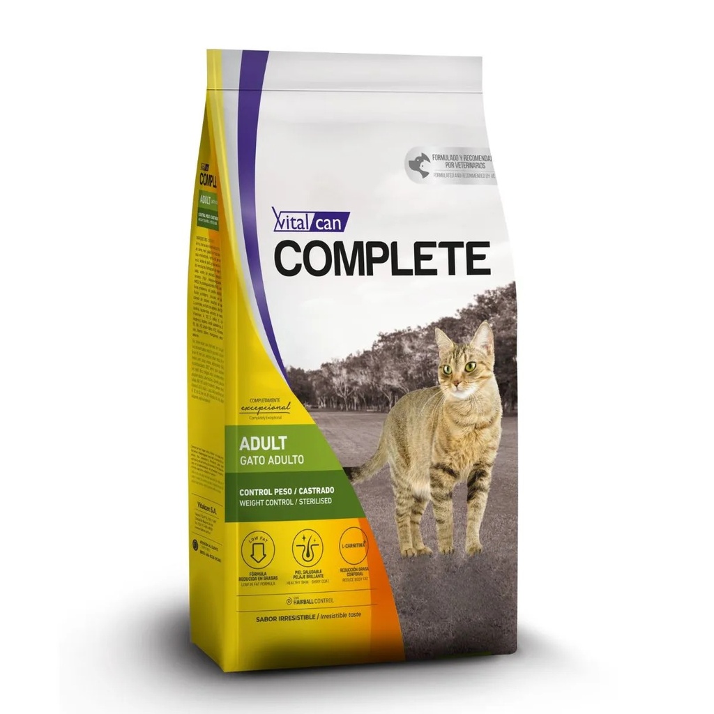 VITAL CAN COMPLETE GATO CONTROL DE PESO X 7,5 KG