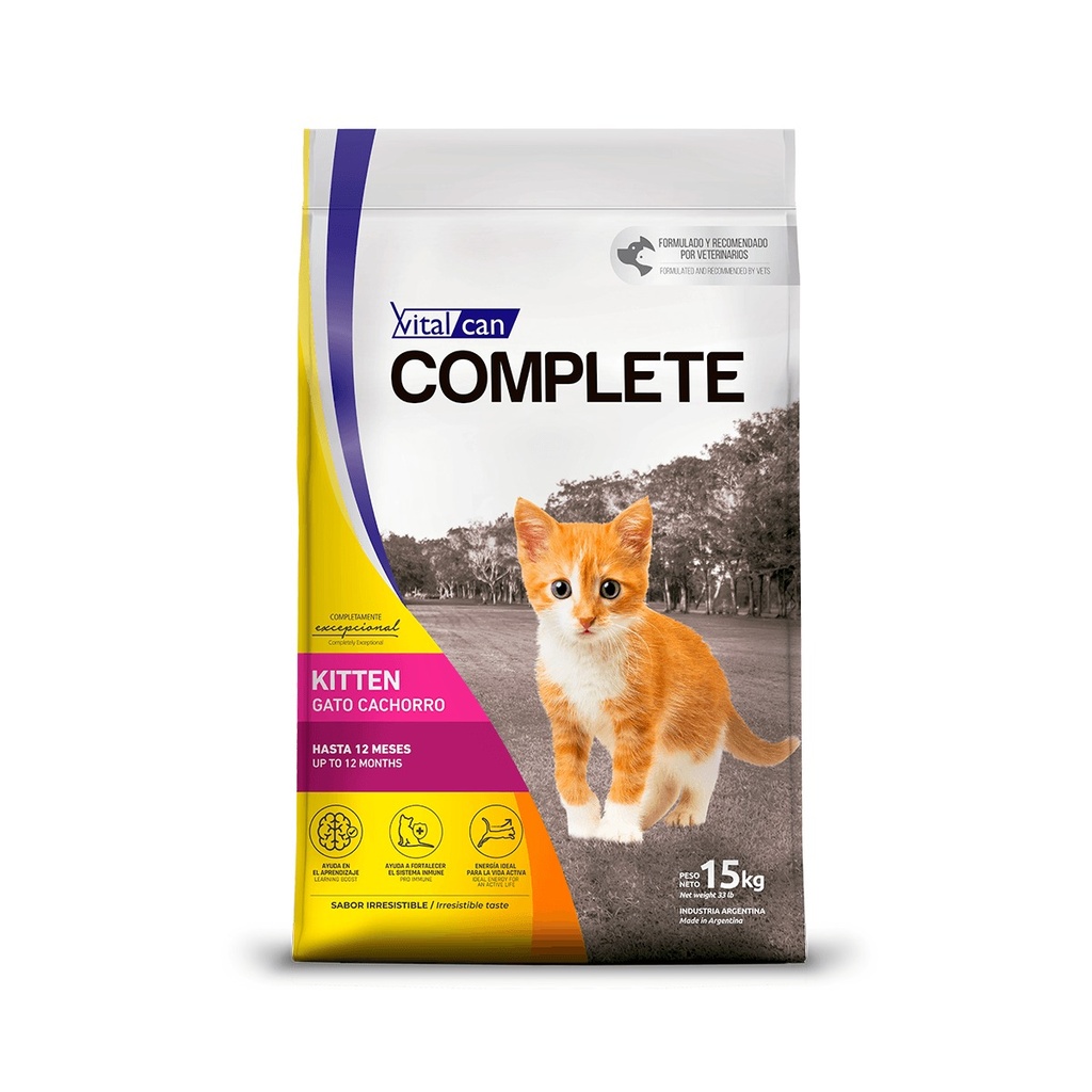VITAL CAN COMPLETE GATO KITTEN X 15 KG