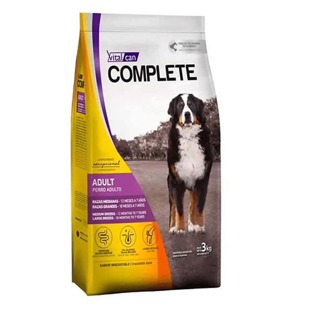 VITAL CAN COMPLETE PERRO ADULTO X 20 KG