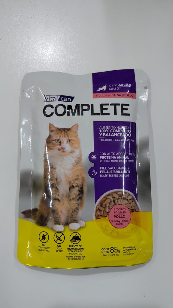 VITAL CAN POUCH GATO ADULTO POLLO X 100 GR
