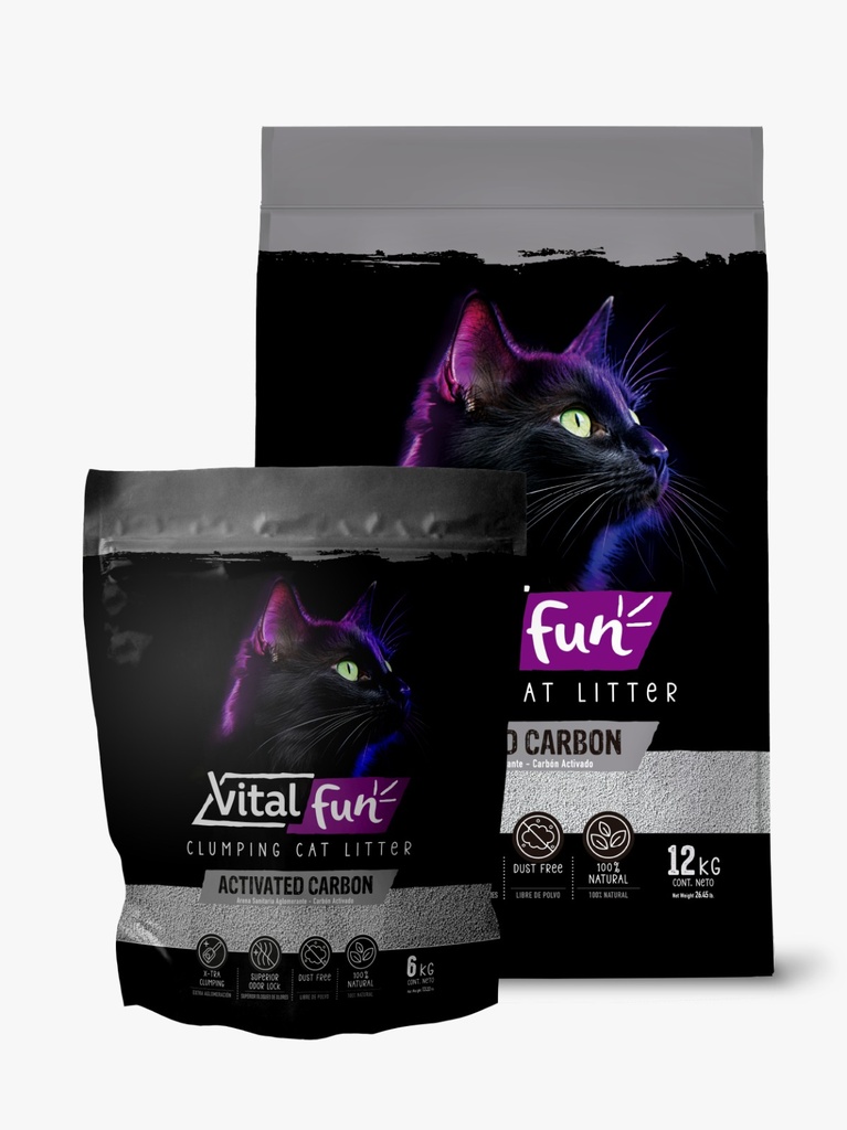 VITAL FUN PIEDRAS CARBON X 6 KG