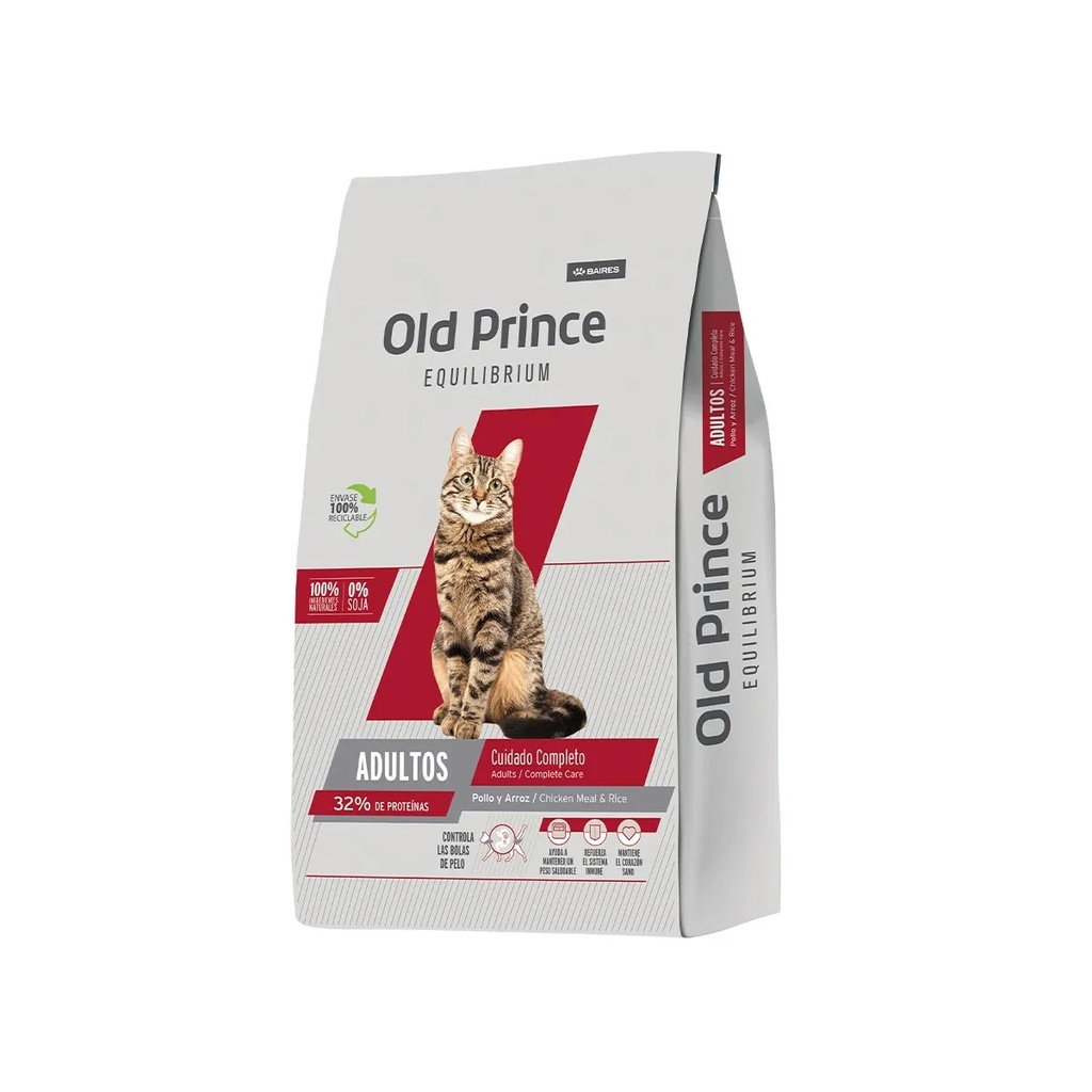 OLD PRINCE EQUILIBRIUM GATO ADULTO X 3 KG