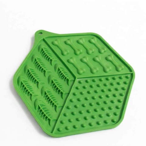 ALFOMBRA DE LAMER HEXAGONAL CON SOPAPA