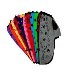 [1210-0022] ABRIGO POLAR ESTAMPADO T-7 (55 CM)