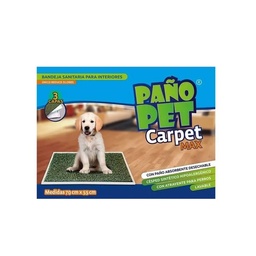 [1609-0350] CARPET MAX CESPED SINTETICO OUTDOOR  PAÑO PET (70X55CM)