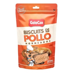[0804-3711] GOLOCAN BISCUITS DE POLLO X 500 GR