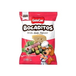 [3004-0921] GOLOCAN BOCADITOS JAMON-QUESO-ESPINACA X 100 GR