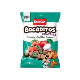 [0004-0920] GOLOCAN BOCADITOS MANZANA-DURAZNO-FRUTILLA X 100 GR