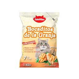 [1604-0932] GOLOMIAU BOCADITOS DE LA GRANJA X 45 GR.