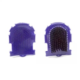 [1609-0941] GUANTE DE GOMA Y CERDA P/ BAÑO