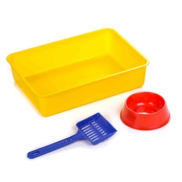 [1609-1081] KIT SANITARIO BANDEJA COMEDERO Y PALITA