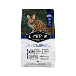 [0502-1265-2] NUTRIQUE GATO ADULTO HEALTHY MAINTENANCE X 2 KG
