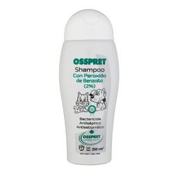 [0104-5109] OSSPRET SHAMPOO PEROXIDO DE BENZOILO X 250 CC
