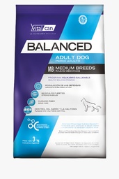 [0502-0134-3] VITAL CAN BALANCED PERRO ADULTO RAZA MEDIANA X 3 KG