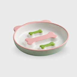 [2502-5252] COMEDERO DE CERAMICA CON HUESITOS